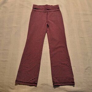 Tea Collection girls size 8 2 tone purple yoga style pants, VGUC